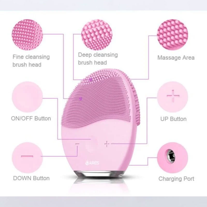 ماساژور ویبره ای پوست و صورت ارس Ares uLuna ماساژور ویبره ای پوست و صورت ارس Ares uLuna - Image 4
